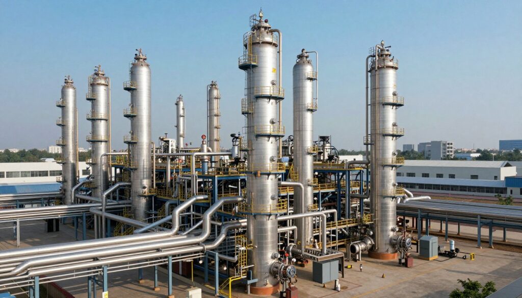 Industrial construction chemical plants EPC services India